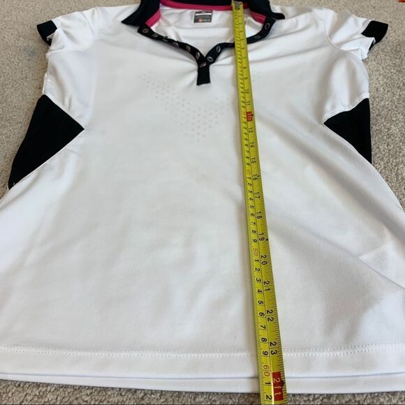 Callaway white button front collared golf shirt Sz S🇨🇦 - Picture 9 of 10